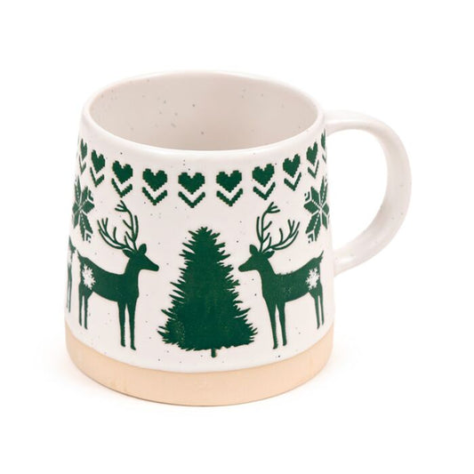 Reindeer Stoneware Mug