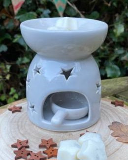 Cut Out Star Burner With Spoon Grey