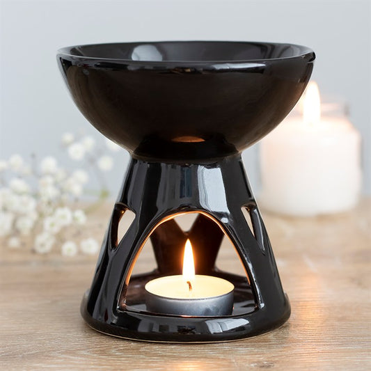 Geometric Black Burner