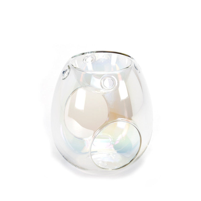 Glass Wax Burner Pearl Clear