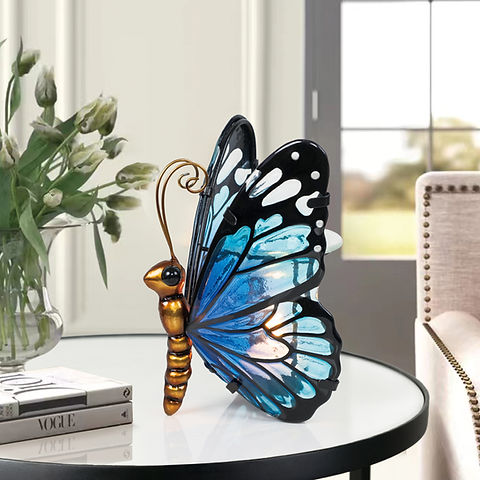 Butterfly Wax Burner Teal Blue