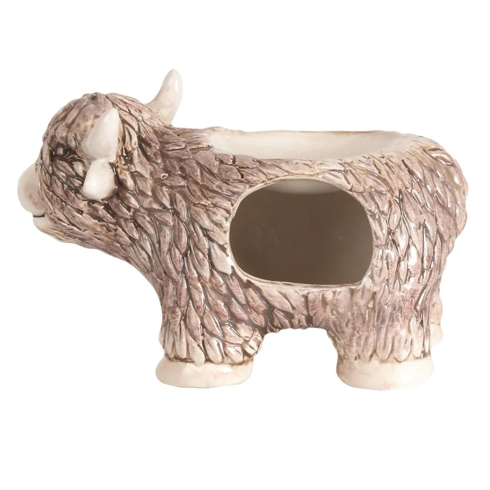 Standing Highland Cow Burner