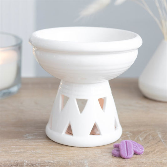 Off White Deep Bowl Burner