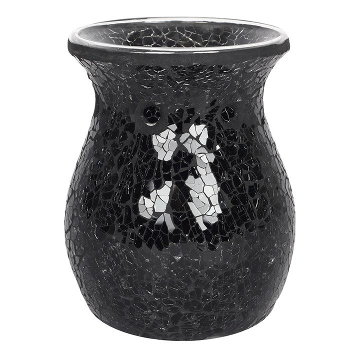 Large Crackle Burner Black