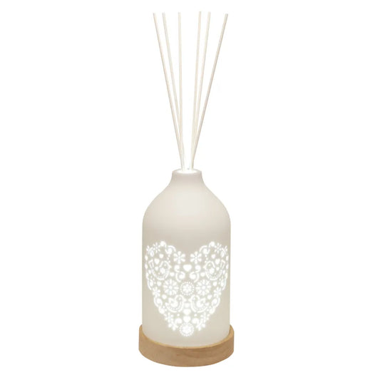 LED Reed Diffuser Heart