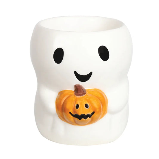 Ghost Holding Pumpkin Melter