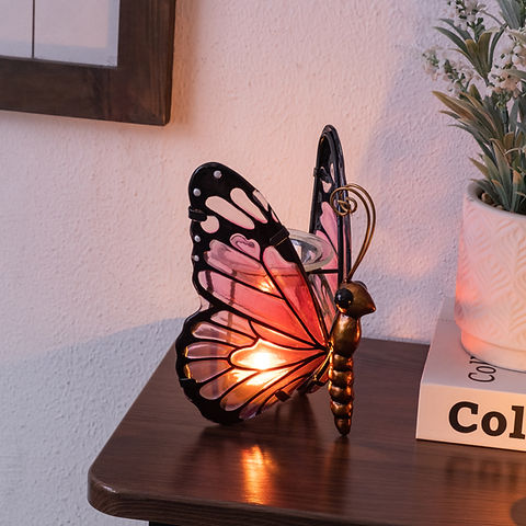 Butterfly Wax Burner Cerise