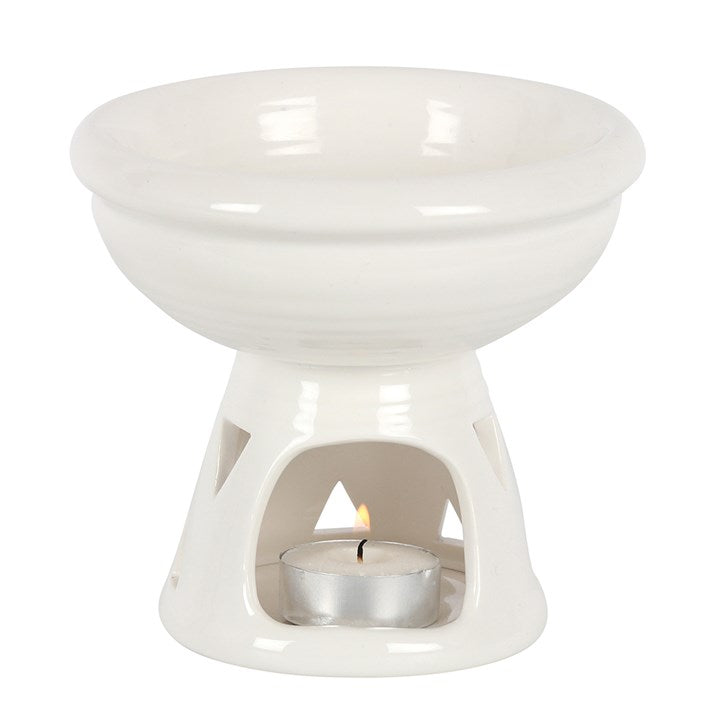 Off White Deep Bowl Burner